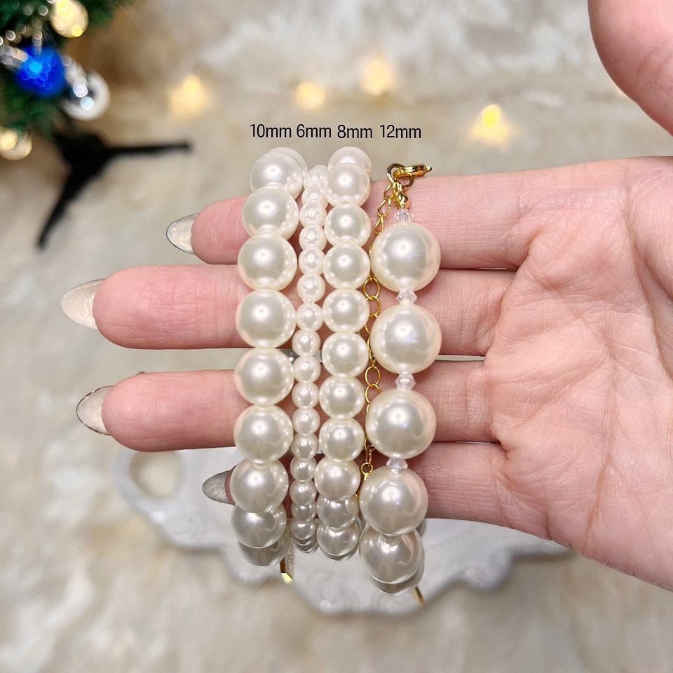 Handmade Pearl Dog Collar Necklace | Custom Korean Pet Jewelry | Personalized Dog Accessory