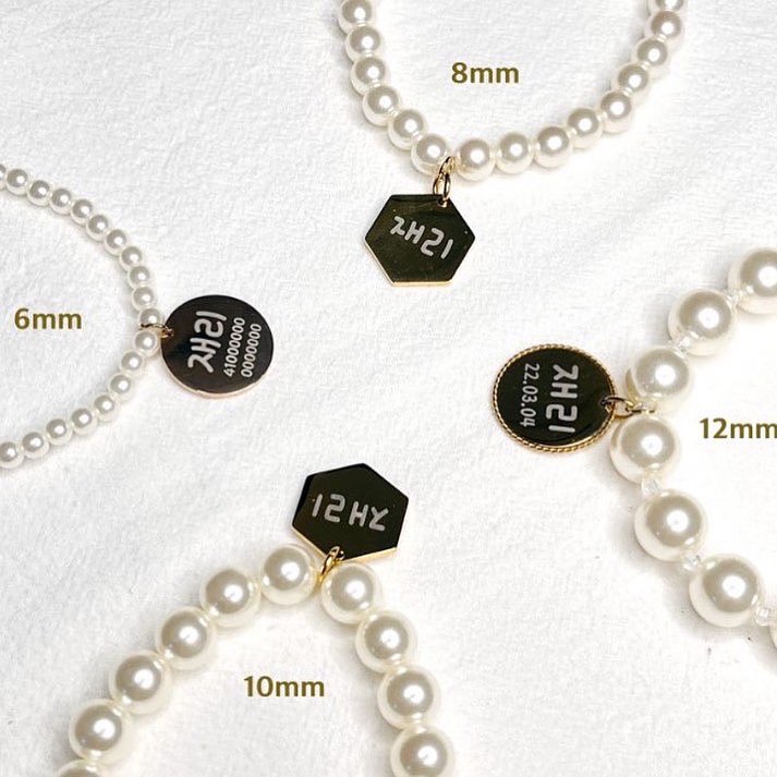 Handmade Pearl Dog Collar Necklace | Custom Korean Pet Jewelry | Personalized Dog Accessory
