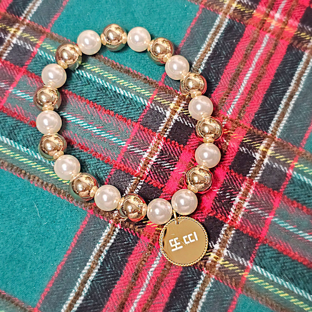 Handmade Christmas Pearl Dog Collar | Holiday Crystal Charm Necklace | Korean Pet Jewelry